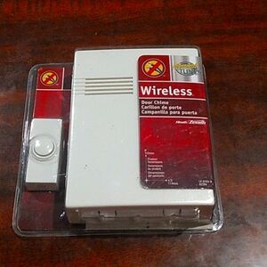 Heath Zenith Musical Tunes White Wireless Door Chime Kit New In Box